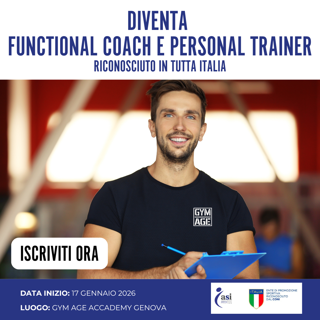 ⌛ Diventa Personal Trainer e Functional Coach Riconosciuto in tutta Italia